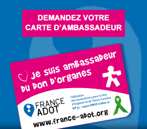 Demandez votre carte de donneur